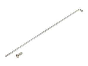 GPO 17" spoke single incl. nipple (2.9 x 188 mm) Inox GPO 17" spoke single incl. nipple (2.9 x 188 mm) Inox