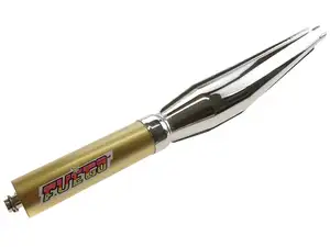 Jamarcol Fuego pot d'échappement 28 mm chrome / or Jamarcol Fuego pot d'échappement 28 mm chrome / or