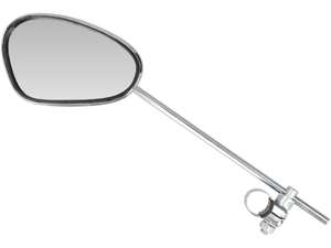Miroir Bumm ovale petit gauche chromé Miroir Bumm ovale petit gauche chromé