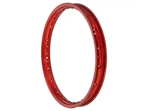 Anneau de jante 1.40 x 17" (48 mm) Alu anodisé rouge Anneau de jante 1.40 x 17" (48 mm) Alu anodisé rouge