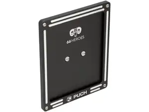 66HEROES Cadre de numérotation Custom "Puch" noir (version DE) 66HEROES Cadre de numérotation Custom "Puch" noir (version DE)