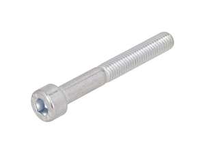 Vis M5x40 tête cylindrique tige six pans creux zingué Vis M5x40 tête cylindrique tige six pans creux zingué