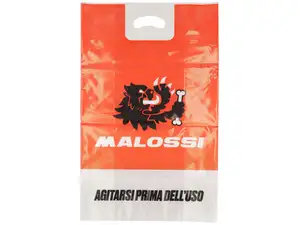 Malossi carrier bag orange plastic Malossi carrier bag orange plastic