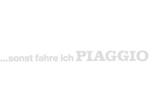 mk-Merch Autocollant "... sinon je roule en Piaggio" 240 x 17 mm blanc mk-Merch Autocollant "... sinon je roule en Piaggio" 240 x 17 mm blanc