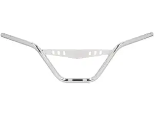 Guidon plaque de fourche 20 cm courbé avec plaque chrome Guidon plaque de fourche 20 cm courbé avec plaque chrome