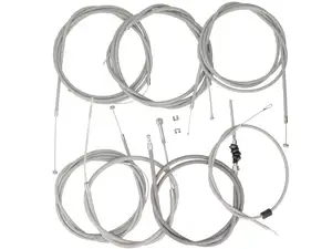 BGM jeu de câbles "original" gris | Vespa PX Lusso BGM jeu de câbles "original" gris | Vespa PX Lusso