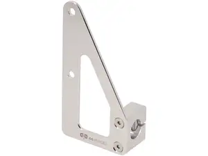 66HEROES Support de plaque d'immatriculation latéral gauche (version CH) Inox 66HEROES Support de plaque d'immatriculation latéral gauche (version CH) Inox