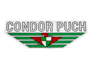 Condor Puch Autocollant Réservoir Velux Chrome Condor Puch Autocollant Réservoir Velux Chrome