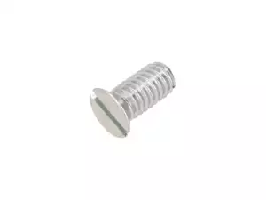 Vis M4x8 tête fraisée petite fente zinguée Vis M4x8 tête fraisée petite fente zinguée