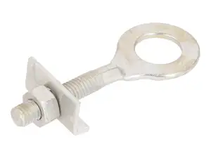 Tendeur de roue Ø 12.9 mm M6 Tôle de guidage droite galvanisée Tendeur de roue Ø 12.9 mm M6 Tôle de guidage droite galvanisée