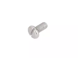 Screw M5x10 cylinder head flat slotted stainless steel Screw M5x10 cylinder head flat slotted stainless steel