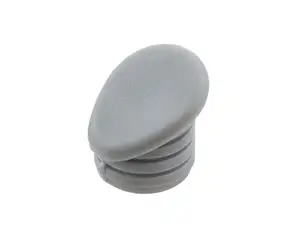 Bouchon en caoutchouc pour potence de guidon gris Bouchon en caoutchouc pour potence de guidon gris