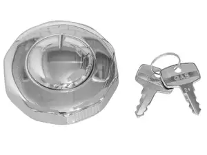 Bouchon de réservoir 40 mm baïonnette verrouillable chrome Bouchon de réservoir 40 mm baïonnette verrouillable chrome
