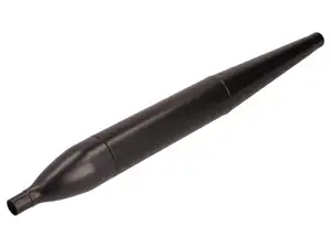Silencieux d'échappement Ø 28 / 70 mm noir Silencieux d'échappement Ø 28 / 70 mm noir