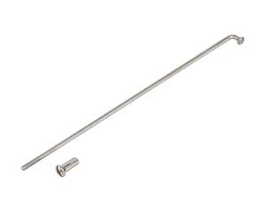 GPO spoke single incl. nipple (2.9 x 157 mm) rear wheel Inox | Piaggio Ciao, Bravo, Boxer GPO spoke single incl. nipple (2.9 x 157 mm) rear wheel Inox | Piaggio Ciao, Bravo, Boxer