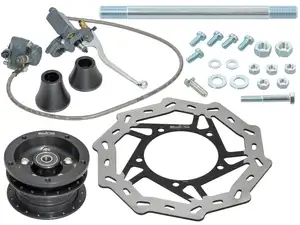 swiing® ingenious Kit de frein à disque jante à rayons EBR hydraulique noir swiing® ingenious Kit de frein à disque jante à rayons EBR hydraulique noir