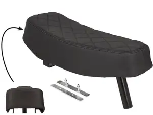 Banc long à carreaux noir | Puch Maxi Banc long à carreaux noir | Puch Maxi