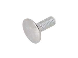 Vis de serrure M6x16 tête ronde plate galvanisée Vis de serrure M6x16 tête ronde plate galvanisée