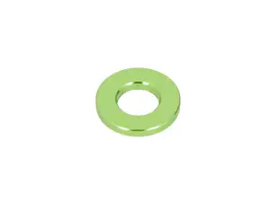 Washer M8 8/16/2 anodized green Washer M8 8/16/2 anodized green