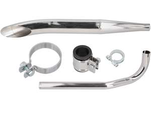 Kit d'échappement Sidepipe Ø 28 / 60 mm Chrome | Sachs 503 Kit d'échappement Sidepipe Ø 28 / 60 mm Chrome | Sachs 503