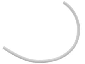 Tuyau à essence de 30 cm, Ø 5/8 mm, blanc Tuyau à essence de 30 cm, Ø 5/8 mm, blanc
