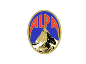 Autocollant "Alpa" 38 x 50 mm Autocollant "Alpa" 38 x 50 mm