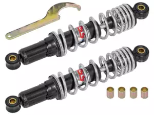 YSS shock absorber 28 cm black / chrome (oil pressure) YSS shock absorber 28 cm black / chrome (oil pressure)