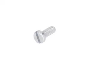 Vis M4x10 tête plate fendue zinguée Vis M4x10 tête plate fendue zinguée