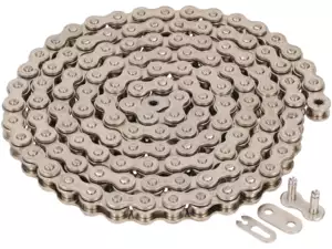 KMC drive chain silver nickel-plated 415H (reinforced) 128L KMC drive chain silver nickel-plated 415H (reinforced) 128L