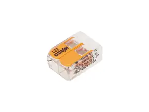 WAGO Connecteur parallèle 2 conducteurs 4 mm avec levier WAGO Connecteur parallèle 2 conducteurs 4 mm avec levier