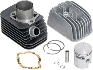 Kit de cylindres Olympia 43 mm incl. tête 12 mm KoBo | Piaggio Ciao, Bravo, Boxer Kit de cylindres Olympia 43 mm incl. tête 12 mm KoBo | Piaggio Ciao, Bravo, Boxer