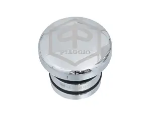 66HEROES Bouchon de réservoir "Piaggio" chromé rond | Piaggio Ciao, Bravo 66HEROES Bouchon de réservoir "Piaggio" chromé rond | Piaggio Ciao, Bravo