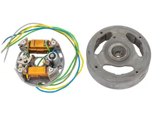 Allumage tournant à droite, bobines d'éclairage supplémentaires 6V 22-5 / 10W NOS Allumage tournant à droite, bobines d'éclairage supplémentaires 6V 22-5 / 10W NOS