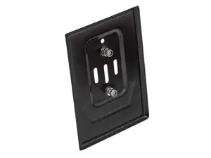 GPO Support de plaque d'immatriculation Inox noir (version CH) GPO Support de plaque d'immatriculation Inox noir (version CH)