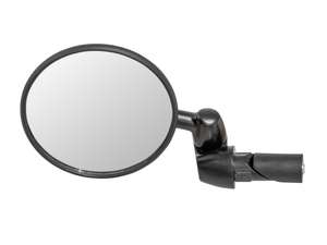 Rétroviseur rond noir pour extrémité de guidon Bumm Rétroviseur rond noir pour extrémité de guidon Bumm