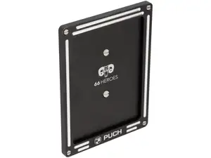 66HEROES Custom number frame "Puch" black (CH version) 66HEROES Custom number frame "Puch" black (CH version)