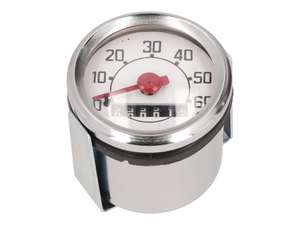 Speedometer 60 km/h Ø 48 mm (Veglia replica) | Piaggio Ciao, SI, Bravo, Boxer Speedometer 60 km/h Ø 48 mm (Veglia replica) | Piaggio Ciao, SI, Bravo, Boxer