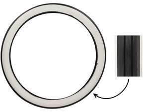 Rouleau de friction Hutchinson 1.75 x 19" flanc blanc | Solex Rouleau de friction Hutchinson 1.75 x 19" flanc blanc | Solex