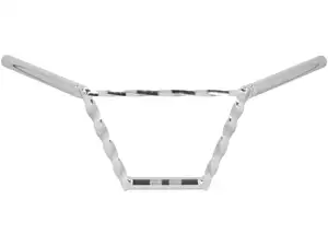 Handlebar fork plate 20 cm turned with chrome strut Handlebar fork plate 20 cm turned with chrome strut