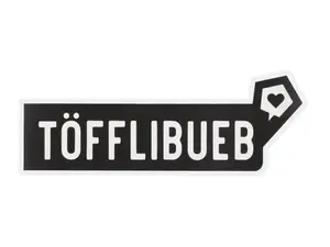 mk-Merch autocollant "TÖFFLIBUEB" 25 x 100 mm mk-Merch autocollant "TÖFFLIBUEB" 25 x 100 mm