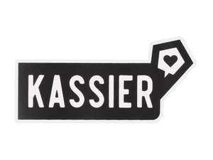 mk-Merch autocollant "KASSIER" 25 x 100 mm mk-Merch autocollant "KASSIER" 25 x 100 mm