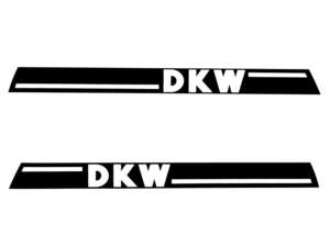 Autocollant "DKW" Revêtements latéraux 247 x 21 mm Autocollant "DKW" Revêtements latéraux 247 x 21 mm