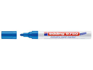 edding 8750 Marqueur peinture industrielle 2 - 4 mm bleu edding 8750 Marqueur peinture industrielle 2 - 4 mm bleu