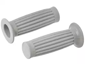 Poignées rainurées grises | Piaggio Ciao, Bravo, Boxer Poignées rainurées grises | Piaggio Ciao, Bravo, Boxer