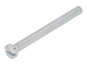 Vis M6x60 tête cylindrique fendue zinguée Vis M6x60 tête cylindrique fendue zinguée