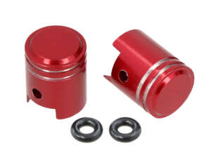 GPO Capuchons de valve piston rouge GPO Capuchons de valve piston rouge