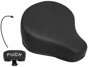 Saddle "PUCH" lettering strong spring black Saddle "PUCH" lettering strong spring black