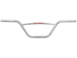 Guidon Cuppini plaque de fourche 16 cm courbée avec entretoise chrome Guidon Cuppini plaque de fourche 16 cm courbée avec entretoise chrome