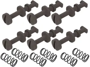 GPO Kit de vis de protection latérale gris foncé incl. ressorts | Piaggio Boxer GPO Kit de vis de protection latérale gris foncé incl. ressorts | Piaggio Boxer