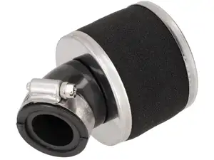 Filtre à air de course à 45° en mousse Ø 27 / 34 mm Filtre à air de course à 45° en mousse Ø 27 / 34 mm